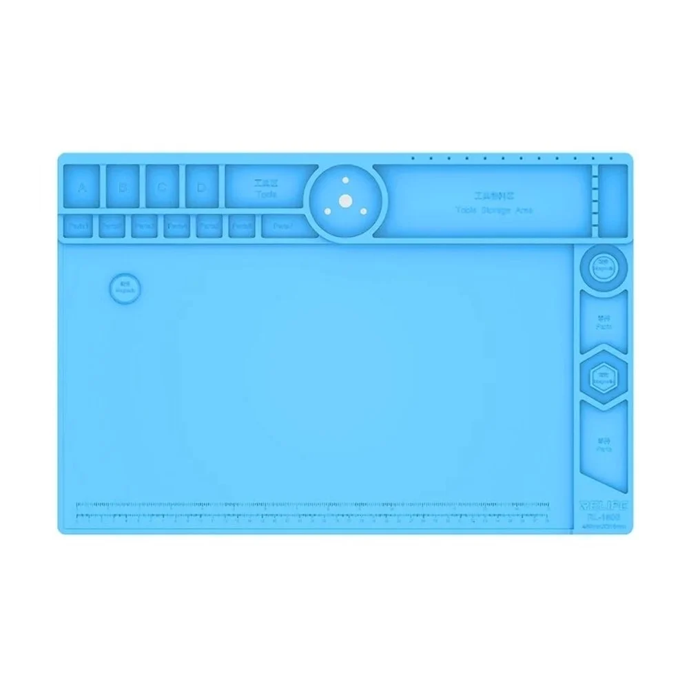 1 Relife RL-160B Microscope Maintenance Aluminum Alloy Mat for PCB - Image 1